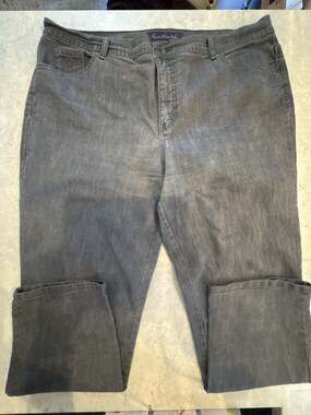 Gloria Vanderbilt Women's Gray Stretch Jeans Size 20W Average